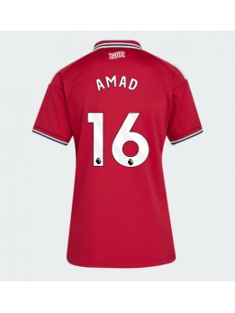 Manchester United Amad Diallo #16 Replika Hemmakläder Dam 2026-27 Kortärmad Manchester United Amad Diallo #16 Replika Hemmakläder Dam 2026-27 Kortärmad